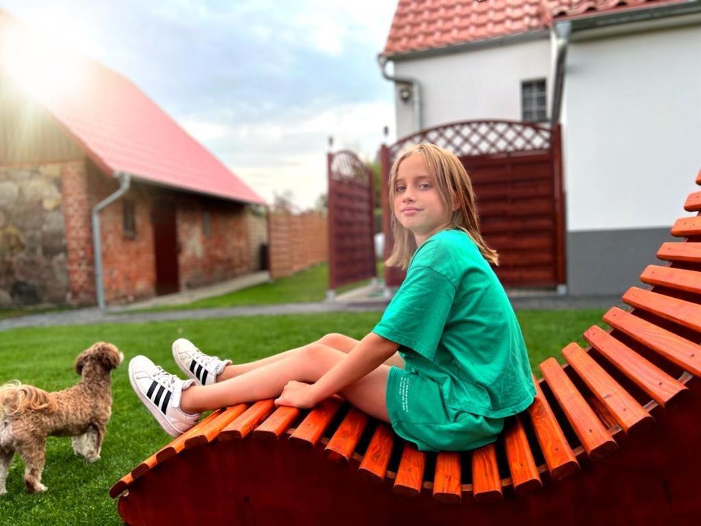 ŁagówAgroturystyka "Zielone Zacisze"别墅 外观 照片